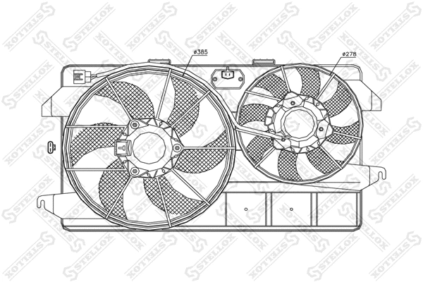 Fan, engine cooling (29-99440-SX)