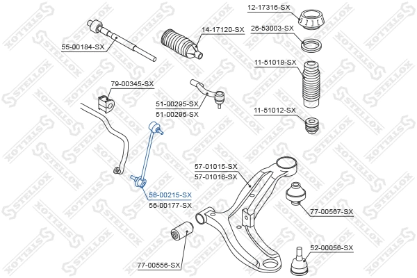Link/Coupling Rod, stabiliser bar