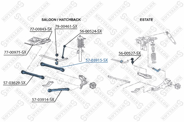 Control/Trailing Arm, wheel suspension