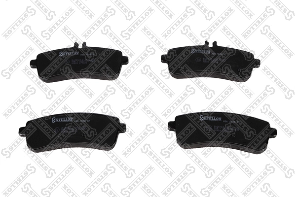 Brake Pad Set, disc brake (000 720B-SX)