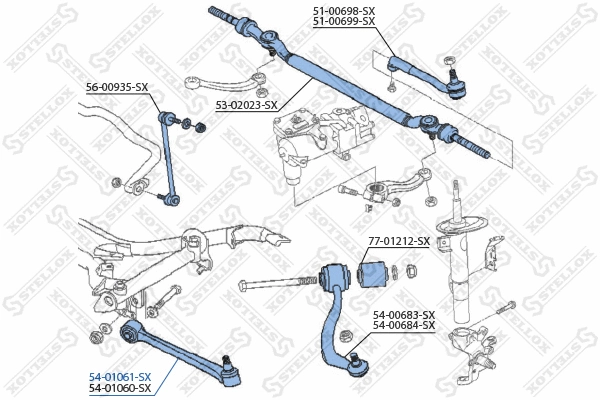 Control/Trailing Arm, wheel suspension