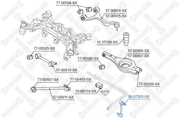 Link/Coupling Rod, stabiliser bar