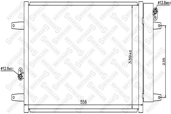Condenser, air conditioning (10-45217-SX)