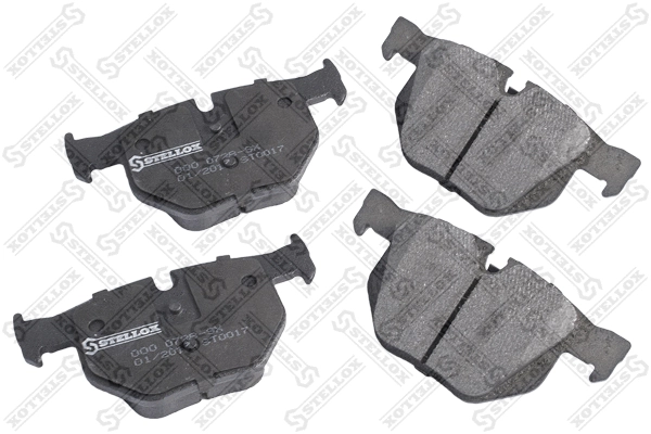 Brake Pad Set, disc brake (000 072B-SX)