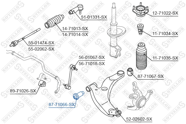 Mounting, control/trailing arm
