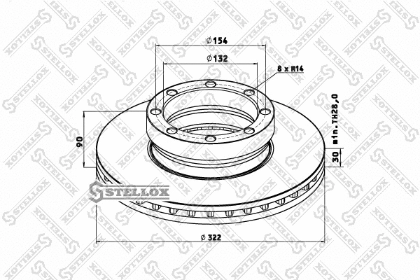 Brake Disc (85-00760-SX)