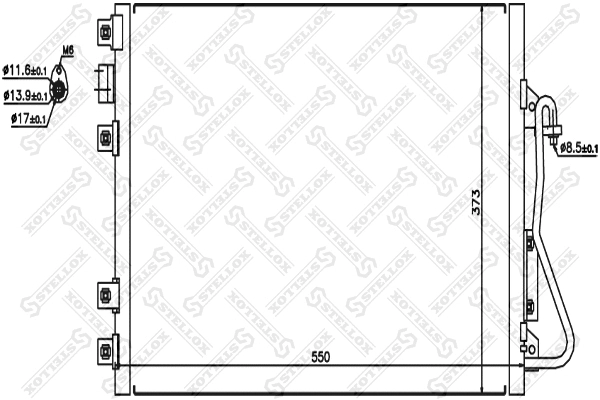 Condenser, air conditioning (10-45211-SX)
