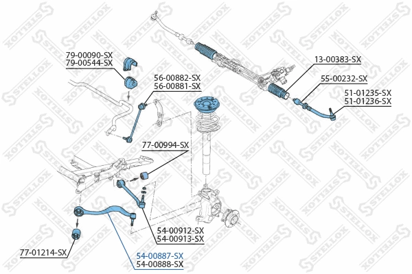 Control/Trailing Arm, wheel suspension
