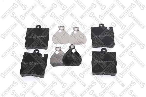 Brake Pad Set, disc brake (720 010-SX)