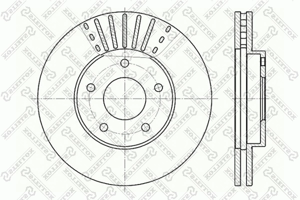 Brake Disc (6020-2256V-SX)