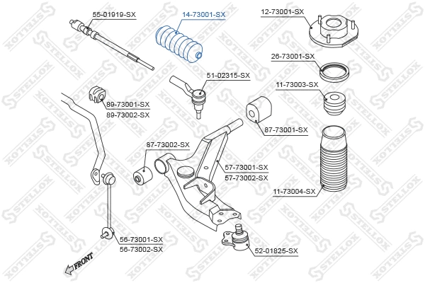 Bellow, steering