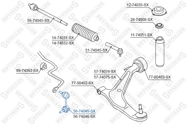 Link/Coupling Rod, stabiliser bar