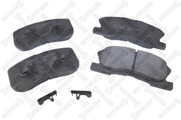 Brake Pad Set, disc brake (731 002-SX)