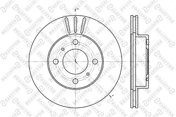 Brake Disc (6020-3021V-SX)