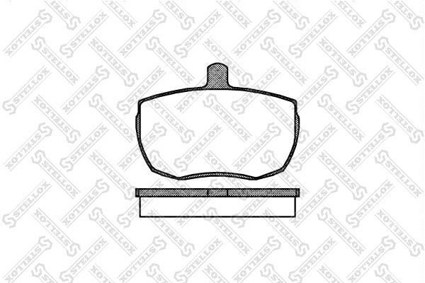 Brake Pad Set, disc brake (067 000-SX)