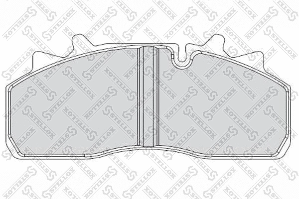 Brake Pad Set, disc brake (85-01424-SX)