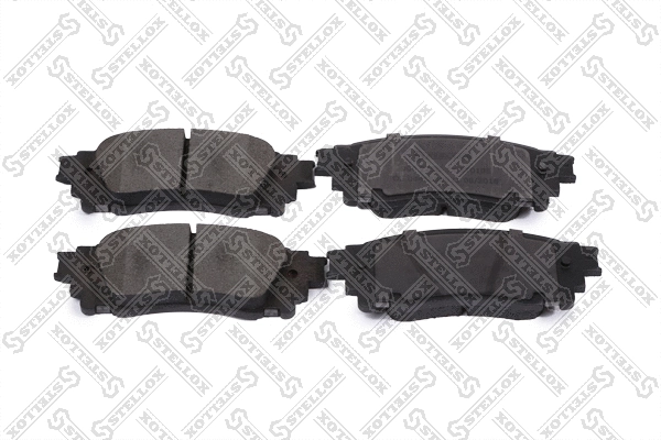 Brake Pad Set, disc brake (000 725B-SX)