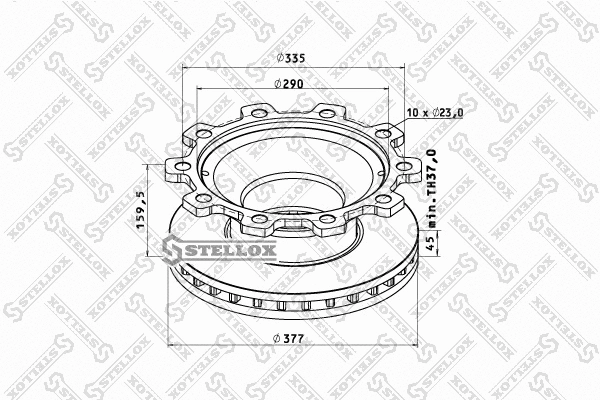 Brake Disc (85-00808-SX)
