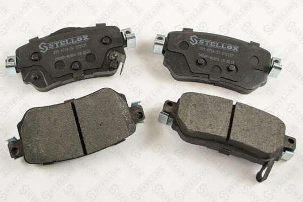 Brake Pad Set, disc brake (000 671B-SX)