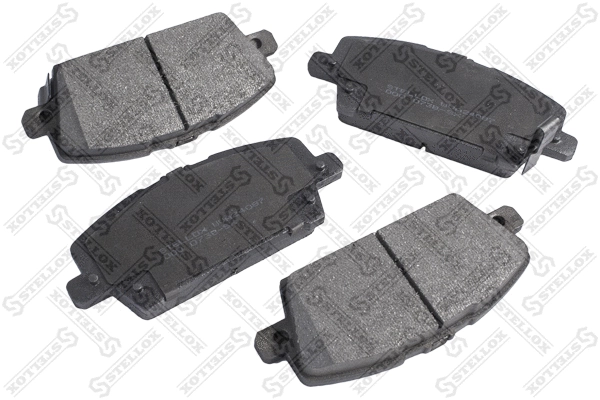 Brake Pad Set, disc brake (000 073B-SX)