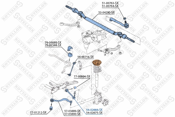Control/Trailing Arm, wheel suspension