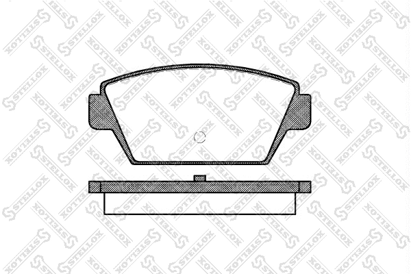 Brake Pad Set, disc brake (226 000-SX)