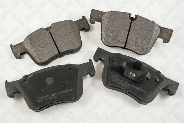 Brake Pad Set, disc brake (000 678B-SX)