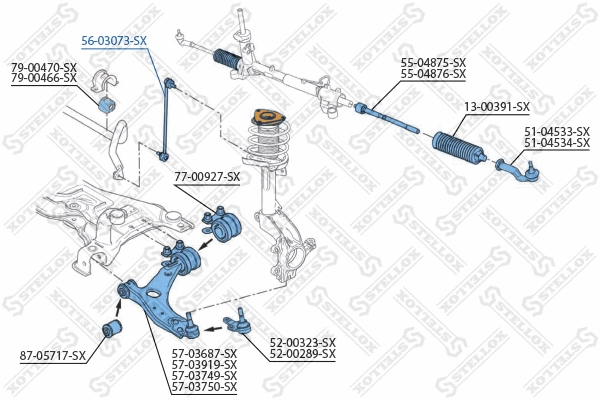 Link/Coupling Rod, stabiliser bar