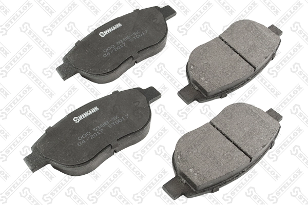 Brake Pad Set, disc brake (000 538B-SX)