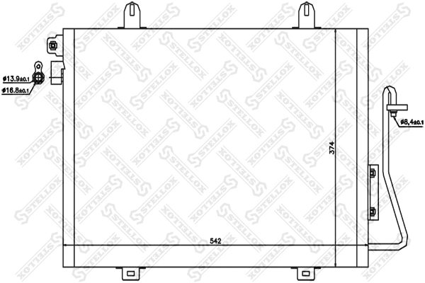 Condenser, air conditioning (10-45175-SX)