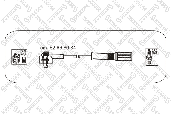 Ignition Cable Kit (10-38115-SX)