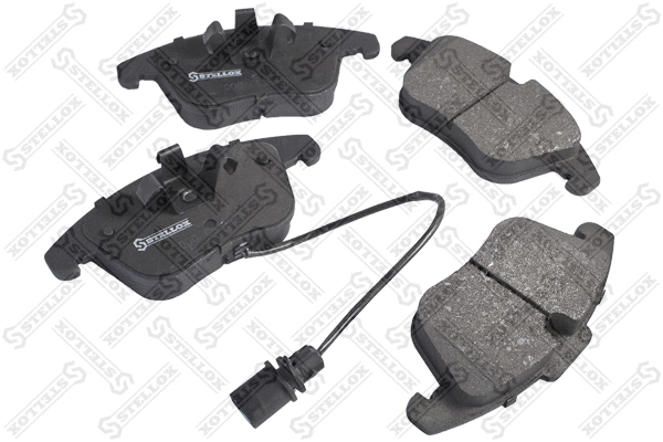 Brake Pad Set, disc brake (000 063B-SX)