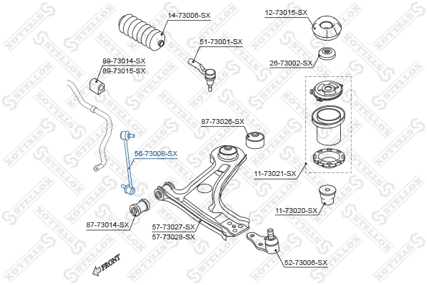 Link/Coupling Rod, stabiliser bar