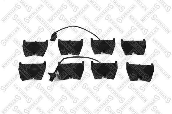 Brake Pad Set, disc brake (907 002B-SX)
