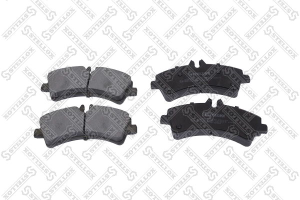 Brake Pad Set, disc brake (1258 000B-SX)