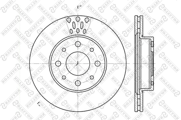 Brake Disc (6020-2331V-SX)