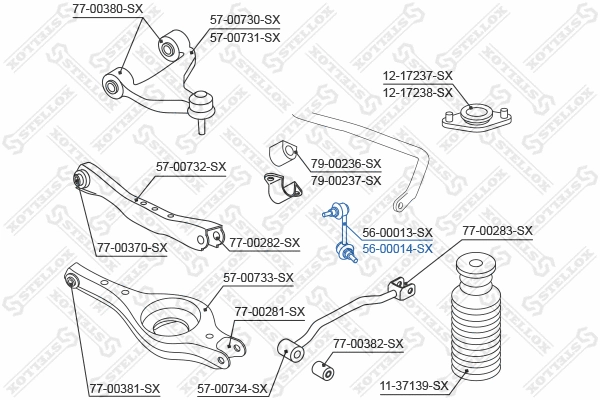 Link/Coupling Rod, stabiliser bar