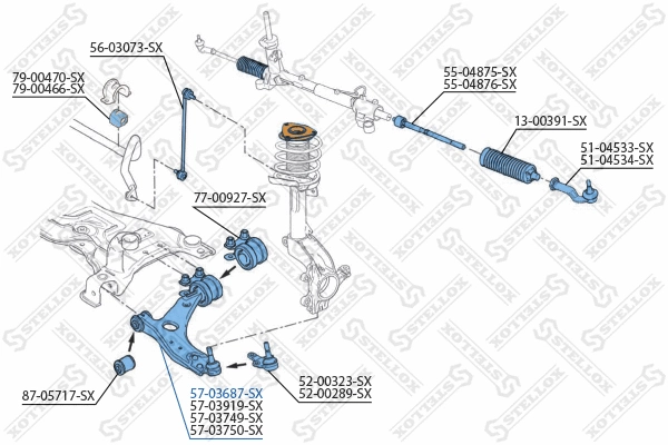Control/Trailing Arm, wheel suspension