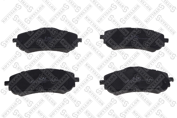 Brake Pad Set, disc brake (000 680B-SX)