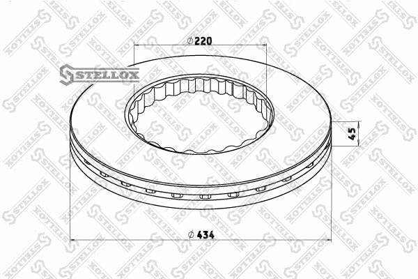 Brake Disc (85-00734-SX)