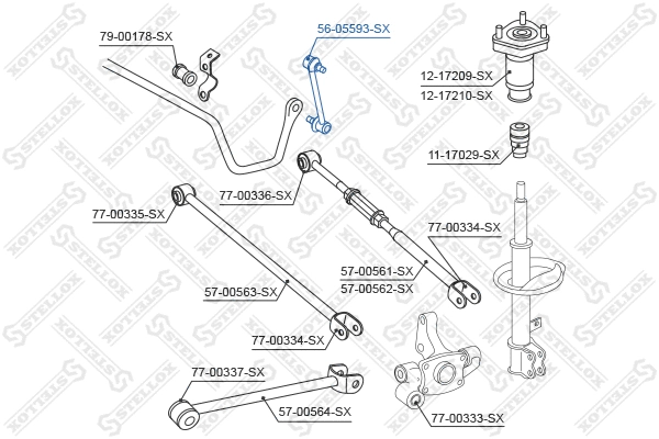 Link/Coupling Rod, stabiliser bar
