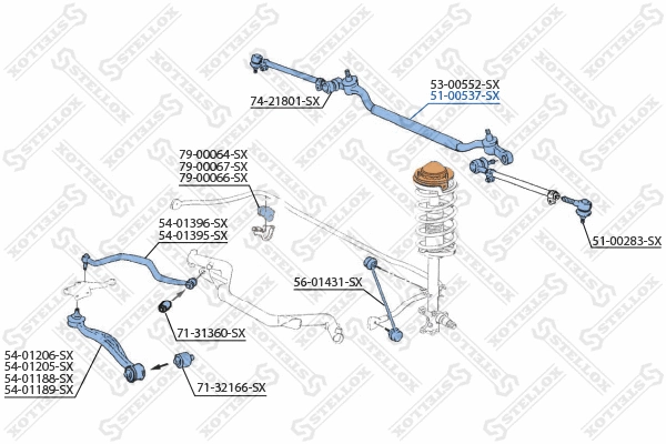 Centre Rod Assembly