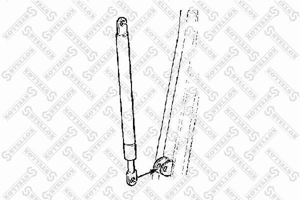 Gas Spring, air deflector (87-02314-SX)