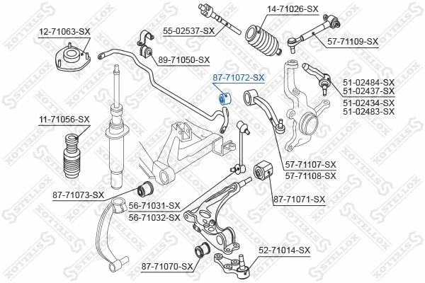 Mounting, control/trailing arm