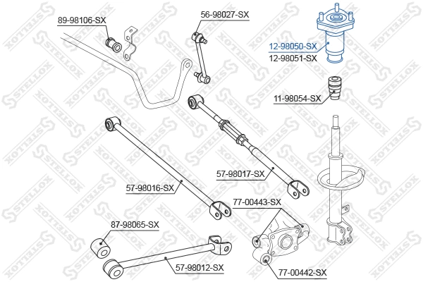 Suspension Strut Support Mount