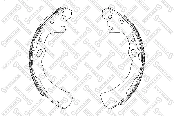 Brake Shoe Set (395 100-SX)