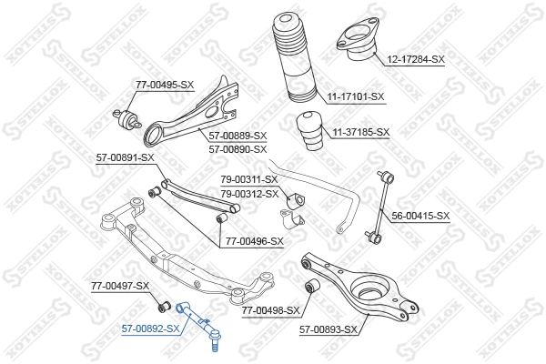 Centre Rod Assembly