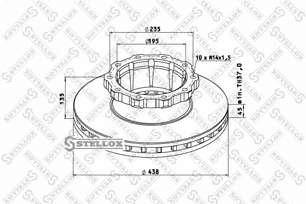 Brake Disc (85-00729-SX)