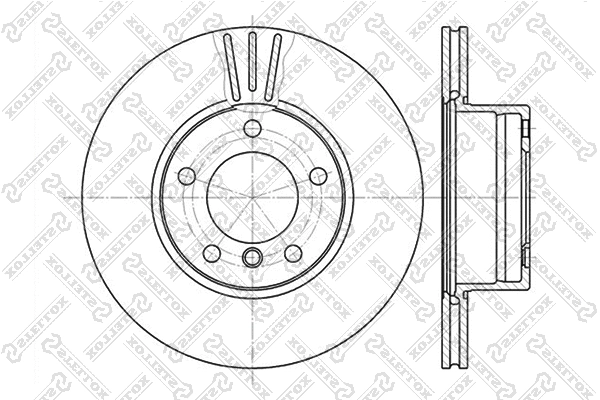 Brake Disc (6020-1536V-SX)