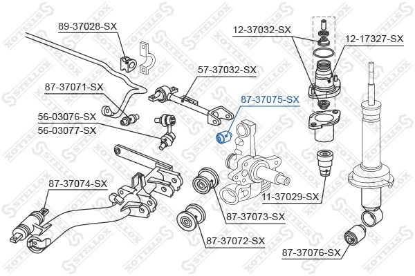 Mounting, control/trailing arm